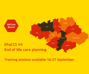 EPaCCs V4 end of life care planning. Training sessions available 16-27 September