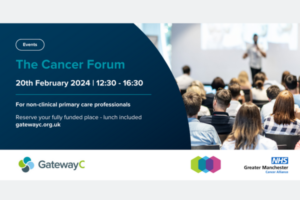 The Cancer Forum, 20 February, 12.30pm to 4.30pm.