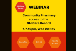 Community pharmacy access to the GM Care Record