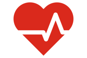 Heart rate icon red
